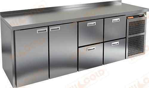 СТОЛ С МОРОЗИЛЬНЫМ ШКАФОМ HICOLD GN 1122 BR2 BT (R290)