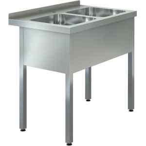 Ванна моечная Assum ВМЦ-П3-2/500 Н (1200х700х850)