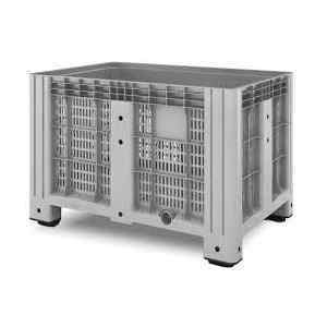 Ящик 1200х800х800мм IBOX перфорированный пластик серый Пластик Групп 11.602.91 PE.C10 (1200х800х800)
