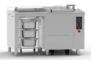 Фритюрница с автоподъемом корзины Abat ЭФК-35Л