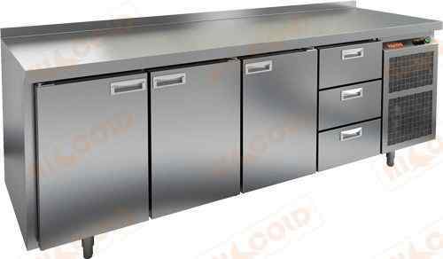СТОЛ С МОРОЗИЛЬНЫМ ШКАФОМ HICOLD GN 1113/BT (R290)